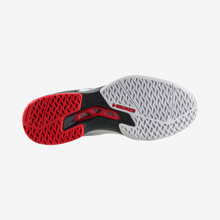 The sole of The Head Sprint Pro 3.5 Mens Tennis Shoe in White and Black available fro sale at GSM Sports