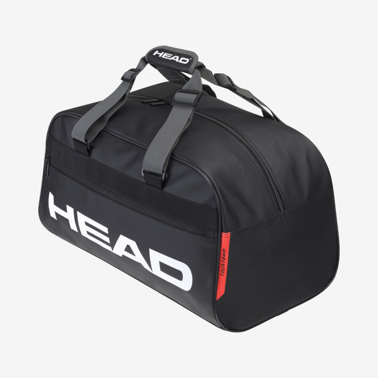 The Head Tour Team Court Bag in black and orange colour which is available for sale at GSM Sports.   