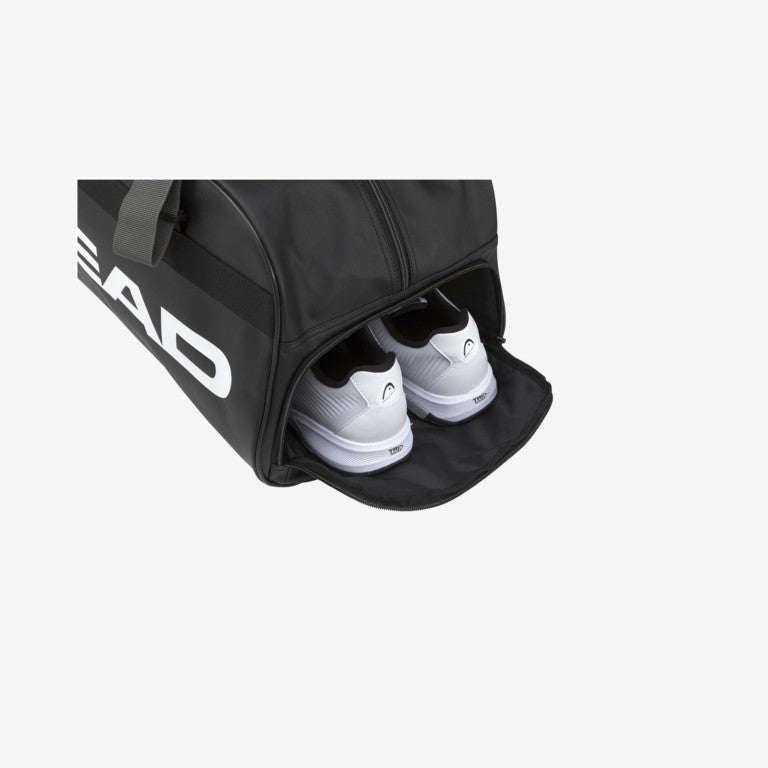 The Head Tour Team Court Bag in black and orange colour which is available for sale at GSM Sports.