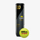 The Wilson US Open Extra Duty 4 Ball Can available for sale at GSM Sports.  