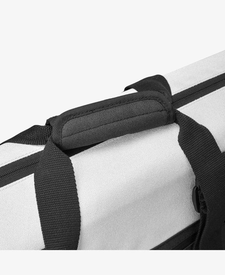 The Wilson Womens Racket Bag in cream, forest grey and black available for sale at GSM Sports.